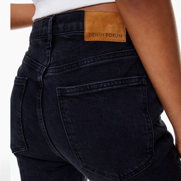 Aritzia Denim Forum Yoko High rise in Black eyeliner - Picture 2 of 2